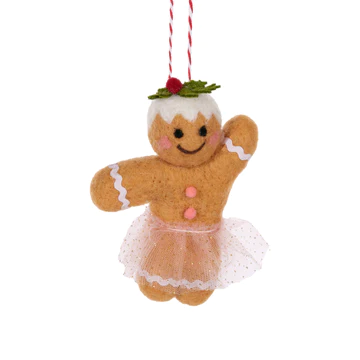 Wool Gingerbread Ballerina