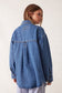 Bobbi Side Pocket Denim Shaket Indigo [sz:small]