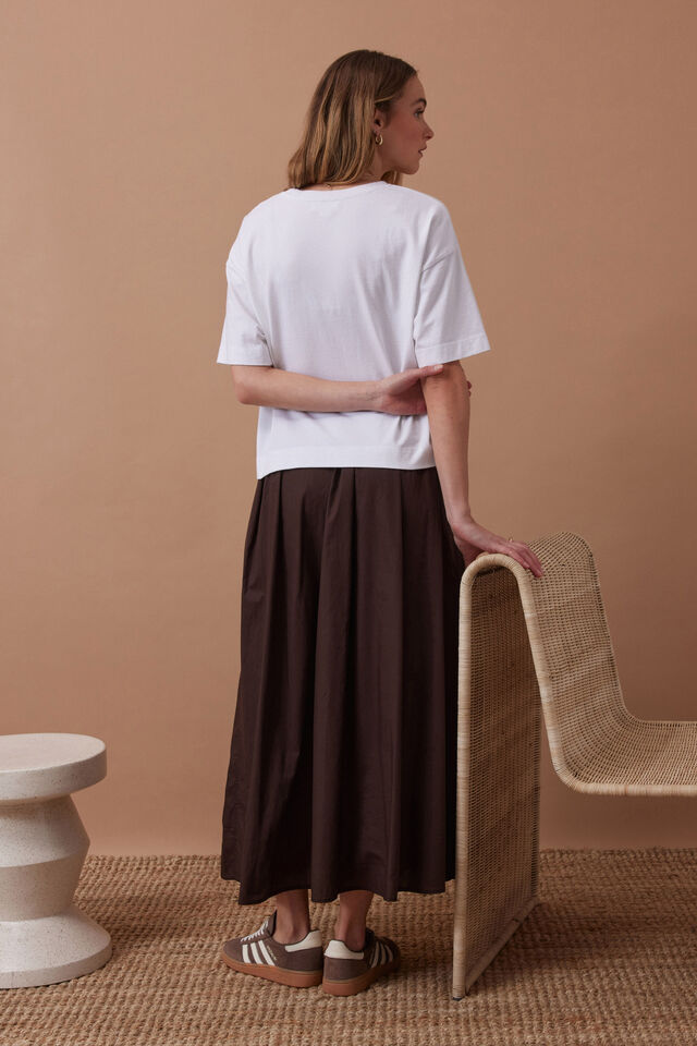 Florence Maxi Skirt Chocolate [sz:small]