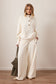 Marli Button Sweat Marshmallow [sz:small]