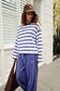 Beau Long Sleeve Sloucht Tee White Choc [sz:small]