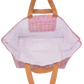 Beach Bag Pink Blanket Check 