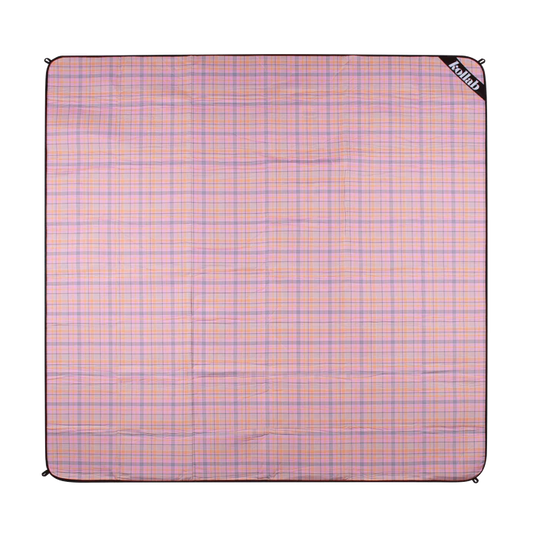 Picnic Mat Pink Blanket Check 