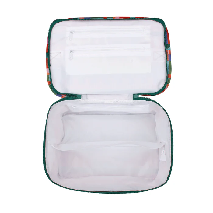 Toiletery Stash Bag Blocks And Stripe 
