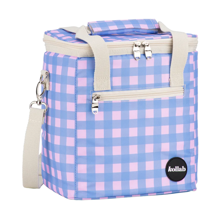 Mini Cooler Skyberry Gingham 