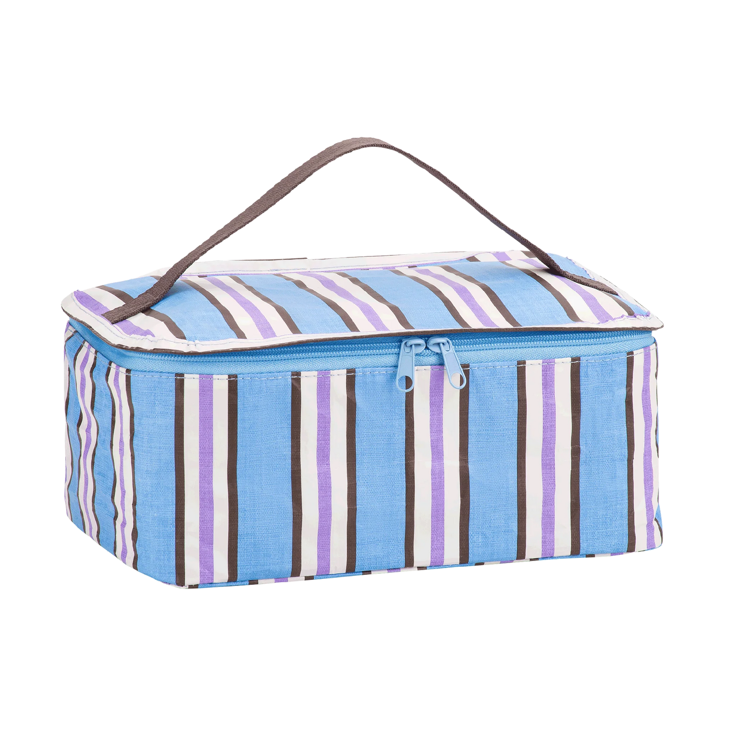Stash Bag Choc Blue Stripe 