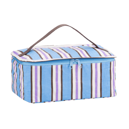 Stash Bag Choc Blue Stripe 