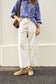 Demi Barrel Jean Ecru [sz:8]