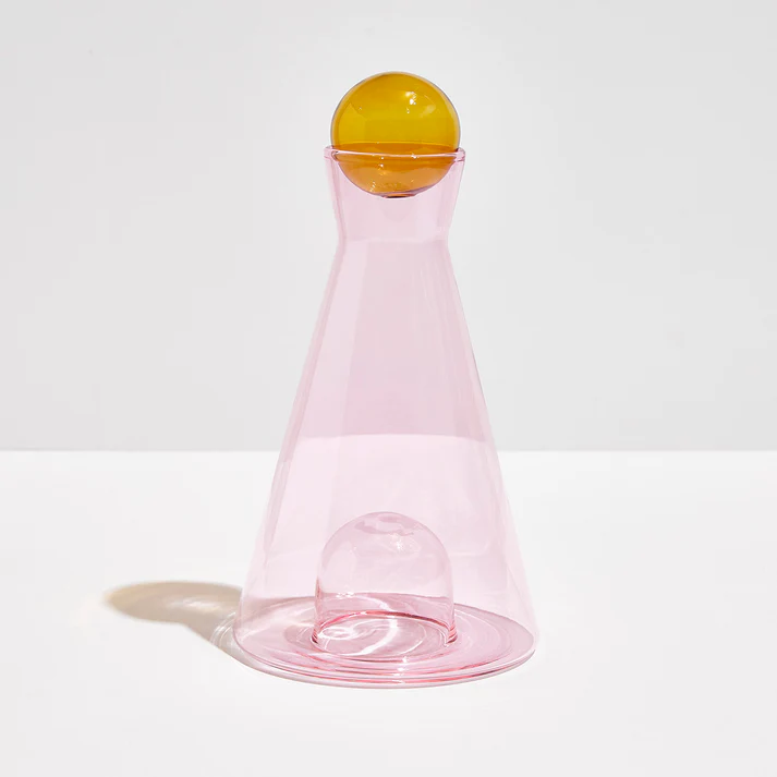 Vice Versa Carafe Pink And Amber