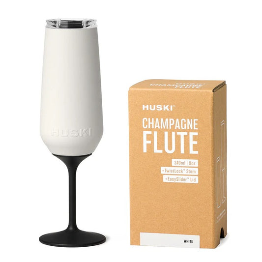 Champagne Flute White 