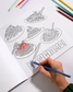 Pasta Lovers Colouring Book 